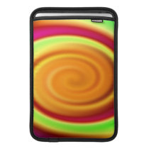 Rainbow Swirl Abstract Pattern MacBook Air Sleeve