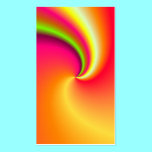 Rainbow Swirl Background business cards