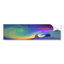 Rainbow Swirl Bumper Sticker bumper stickers by Hafapea Rainbow Swirl Bumper Sticker bumper stickers