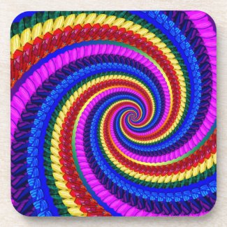 Rainbow Swirl Fractal Pattern