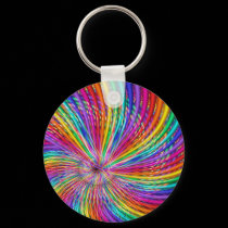 Rainbow Swirl keychains