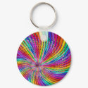 Rainbow Swirl keychains