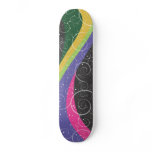 Rainbow Swirl Skate Boards Rainbow Swirl Skate Boards