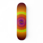 Rainbow Swirl Skate Deck