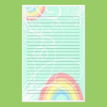Rainbow Swirl Stationery stationery