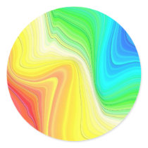Rainbow Swirl stickers