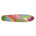 rainbow swirled skateboard