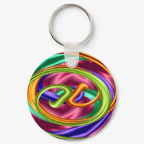 Rainbow Taffy Pull Key Chain keychains by pauljohnkurf Rainbow Taffy Pull Key Chain keychains