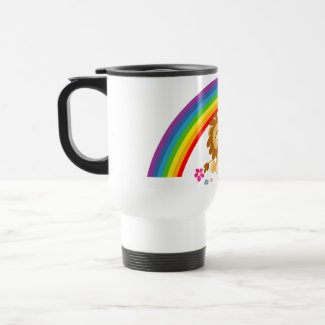 Rainbow Tango-Cute Cartoon Lions Commuter Mug mug