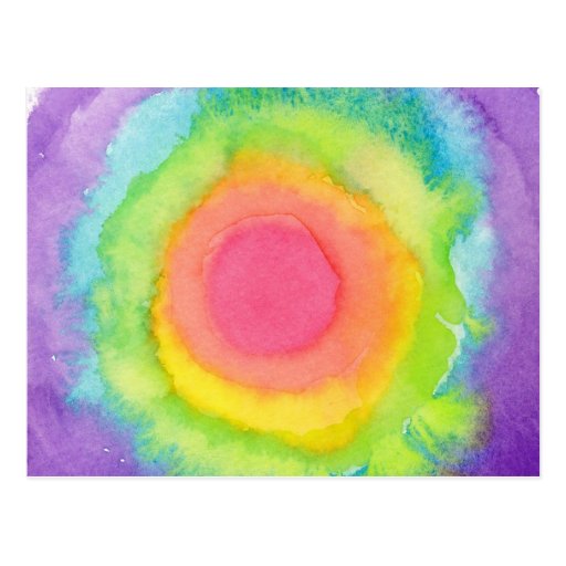 Rainbow Target Postcard Postcards 