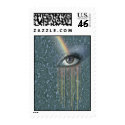rainbow tears postage