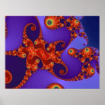 Rainbow Tentacles Poster