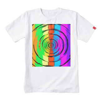 Rainbow Test Pattern Zazzle HEART T-Shirt