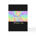 Rainbow Thank You cards by JustParties Rainbow Thank You cards