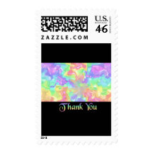 Rainbow Thank You Stamps