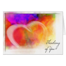 Rainbow-Thinking of you Card