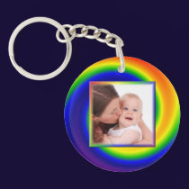 Rainbow Tie Dye Key Chain key chains