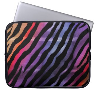 Rainbow Tiger Custom Laptop Protector Sleeve