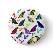 Rainbow Tigers Button