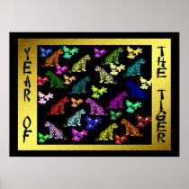Rainbow Tigers Posters