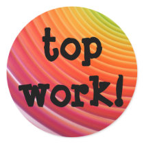 Rainbow top work stickers stickers