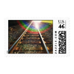 Rainbow Tracks Postage Stamp
