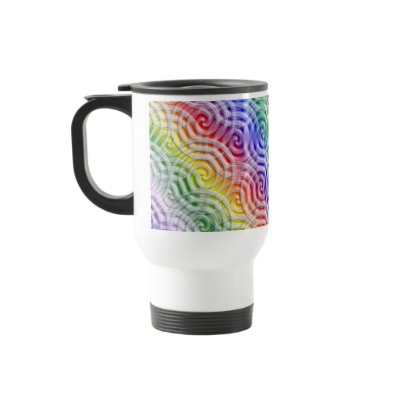 Rainbow Travel Mug by ggbythebay