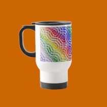 Rainbow Travel Mug by ggbythebay Rainbow Travel Mug