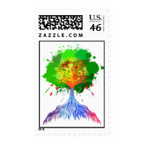 Rainbow Tree of LIfe Stamps