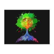 Rainbow Tree of Life Postcards