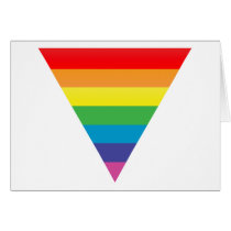 rainbow triangle. cards