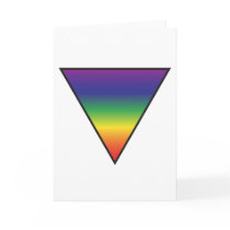 Rainbow Triangle Greeting Card