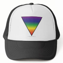 Rainbow Triangle Hat by threesalamanders Rainbow Triangle Hat