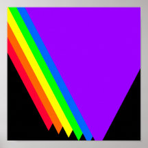 Rainbow Triangle Poster