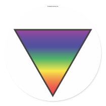 Rainbow Triangle Stickers