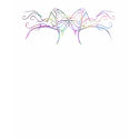 Rainbow Tribal Butterfly t-shirts