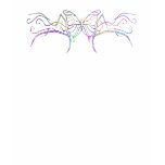 Rainbow Tribal Butterfly