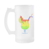 Rainbow Tropical Drink Mug
