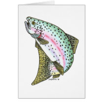 RAINBOW TROUT GREETING CARDS