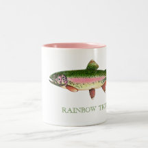 RAINBOW TROUT COFFEE MUGS