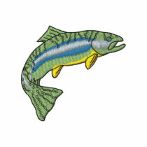 Rainbow Trout embroidered shirts