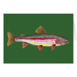 Rainbow Trout Fish Greeting Card