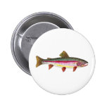 Rainbow Trout Fish Pinback Buttons