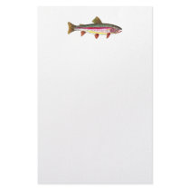 Rainbow Trout Fish Custom Stationery