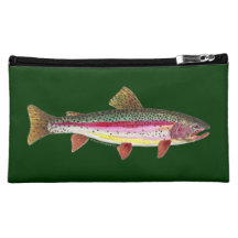 Rainbow Trout Fishing Cosmetic Bag
