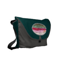 Rainbow Trout Fishing Courier Bags