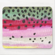 Rainbow Trout Fishing Mouse Pads