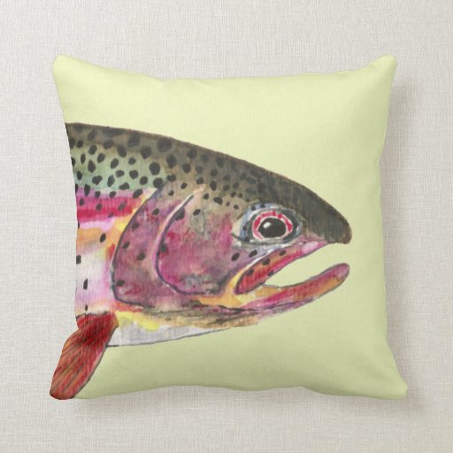 giant trout pillow