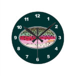 Rainbow Trout Fishing Wall Clocks