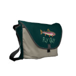 Rainbow Trout Fly FIshing Courier Bag